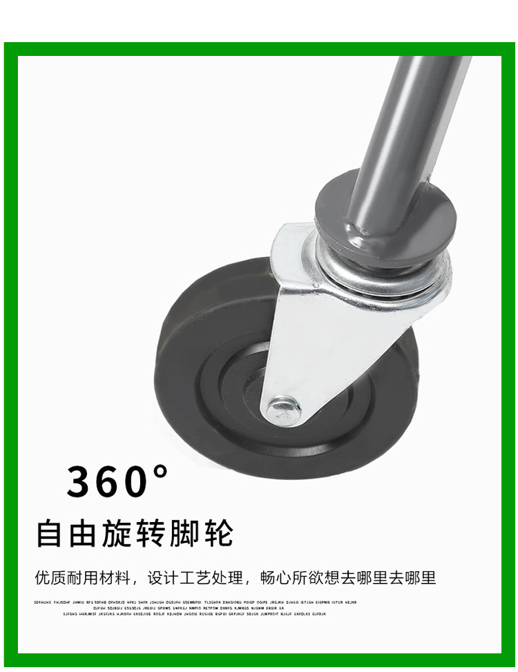 Direct sales of 100L American plastic trolleys, American semi-plastic trolleys and plastic shopping trolleys pic 9