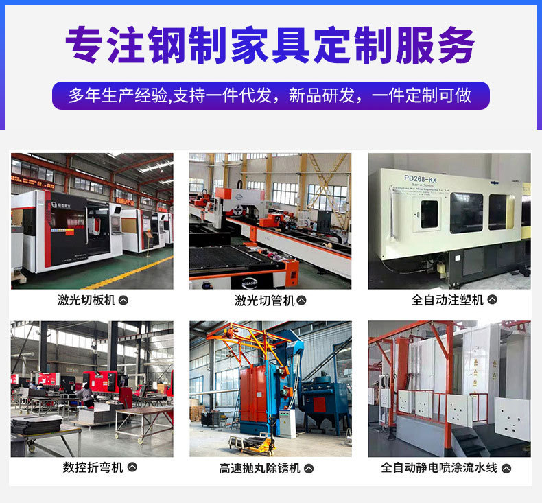 Customized single beds, bunk beds, steel bunk beds, thickened iron frame beds for school dormitories, and original manufacturer of bunk beds pic 2