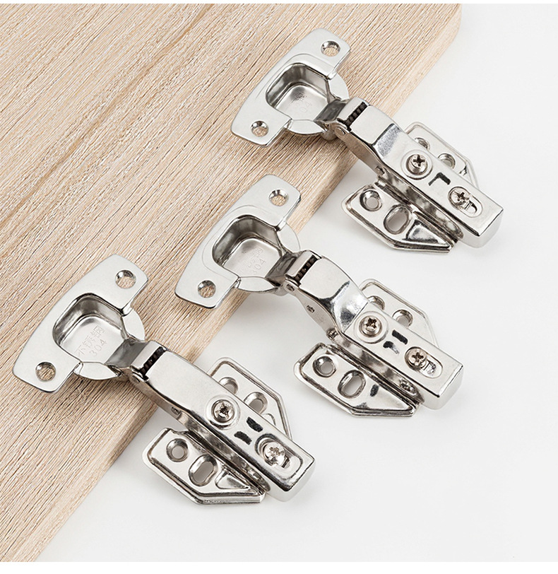 加厚不锈钢铰链静音缓冲橱柜衣柜柜门飞机合页液压弹簧折页批发详情31