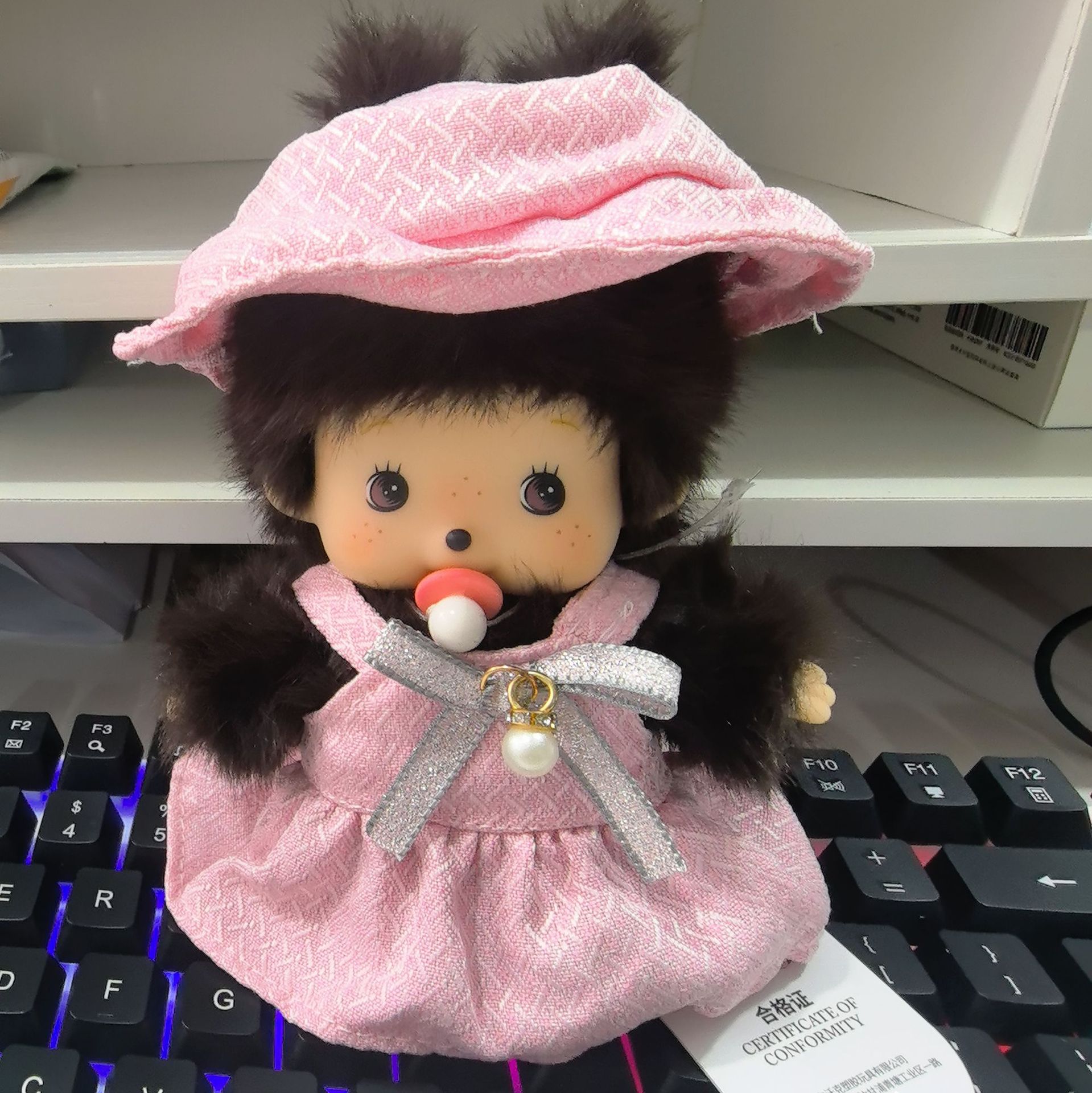 Factory direct sales of genuine Mengqiqi plush toy pendants and accessories, 15cm dolls, cross-border toys wholesale pic 10