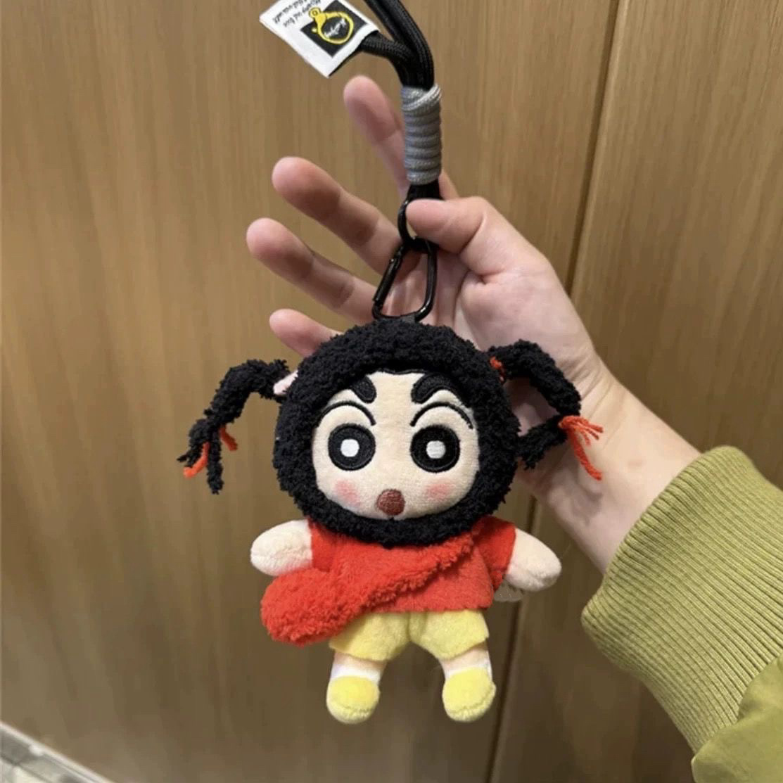 爆款卡通可爱蜡笔小新挂件毛绒玩偶变装公仔挂饰ins风书包钥匙扣详情8