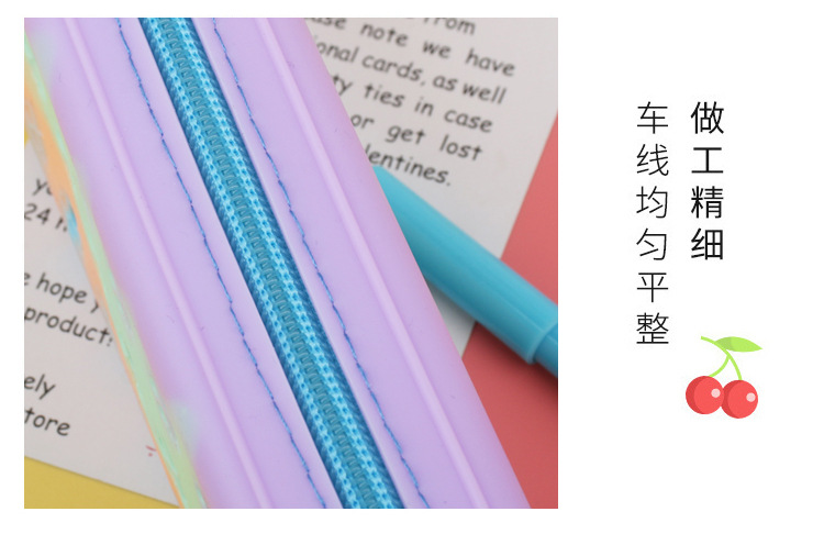 新款儿童卡通硅胶笔袋笔盒文具盒铅笔盒男孩女孩文具袋厂家 批发详情7