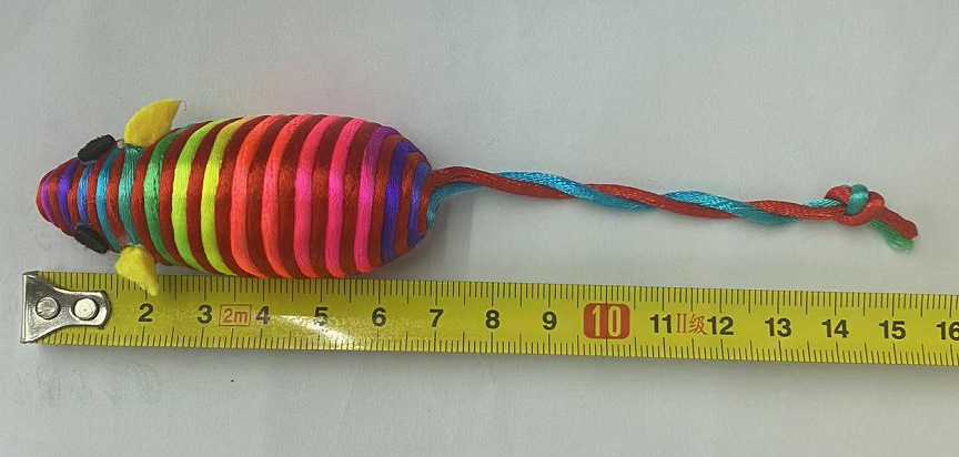 宠物猫玩具彩色绕线小老鼠猫玩具宠物用品迷你型物玩具跨境批发详情5