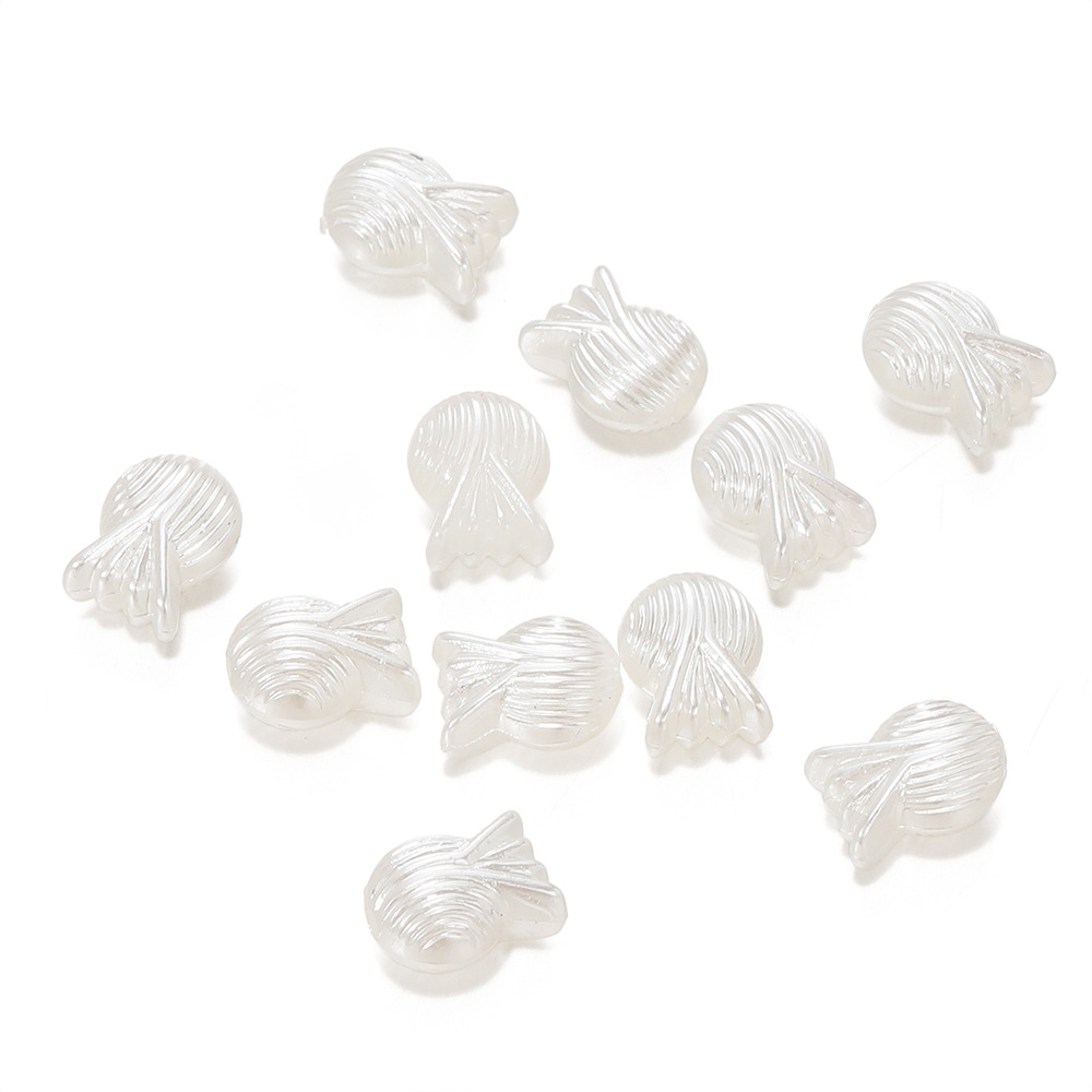 ABS仿珍珠 巴洛克风花朵仙人掌蝴蝶结 奶油胶diy手工串珠耳环配饰详情33