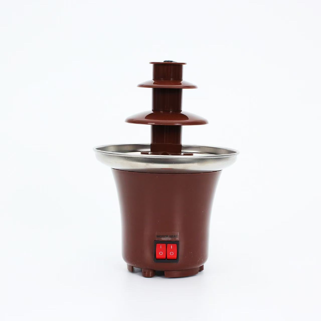 跨境厂家直销迷你巧克力喷泉机小型儿童家用DIY自带加热瀑布机融详情6