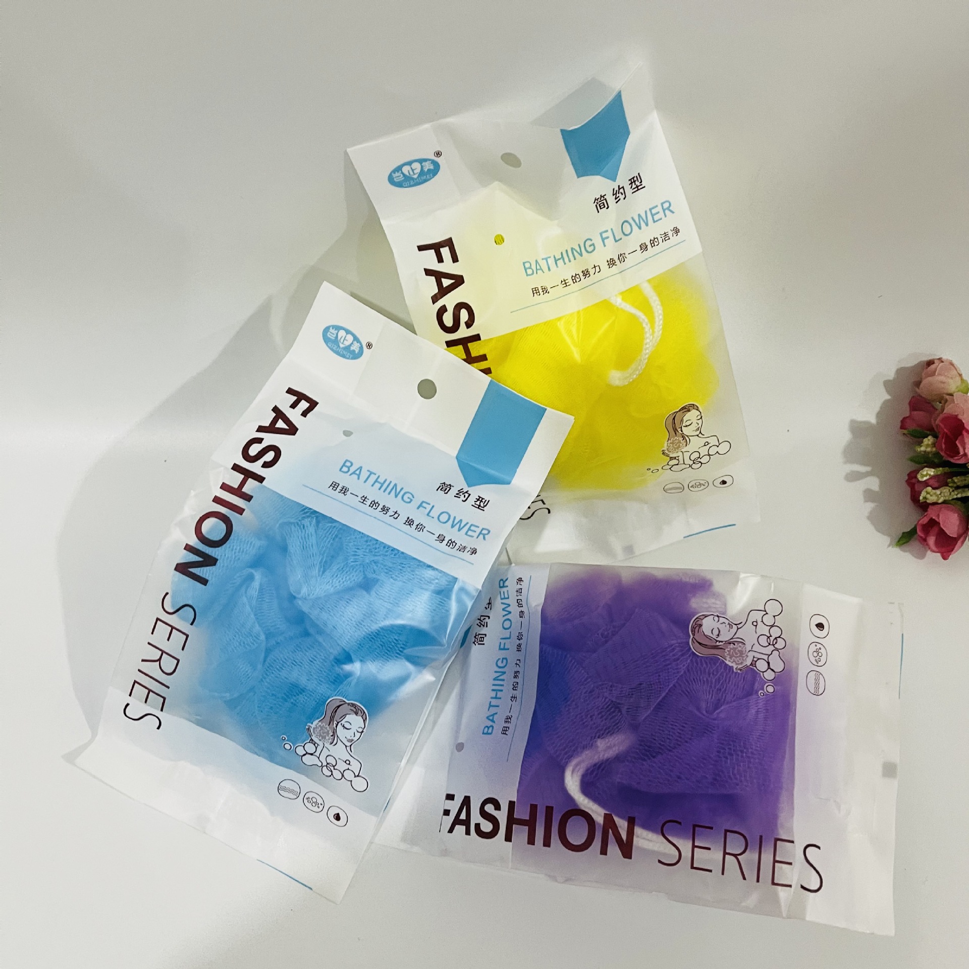 【 Zones 3-7 】【 Individual Packaging 】 Bath flowers 650 yuan per box Bath flowers Individual packaging Bath Flowers Bathing Bath Flowers Bubble Bath Sponge Bath Balls 1 yuan 2 yuan Wholesale supply gift pic 5
