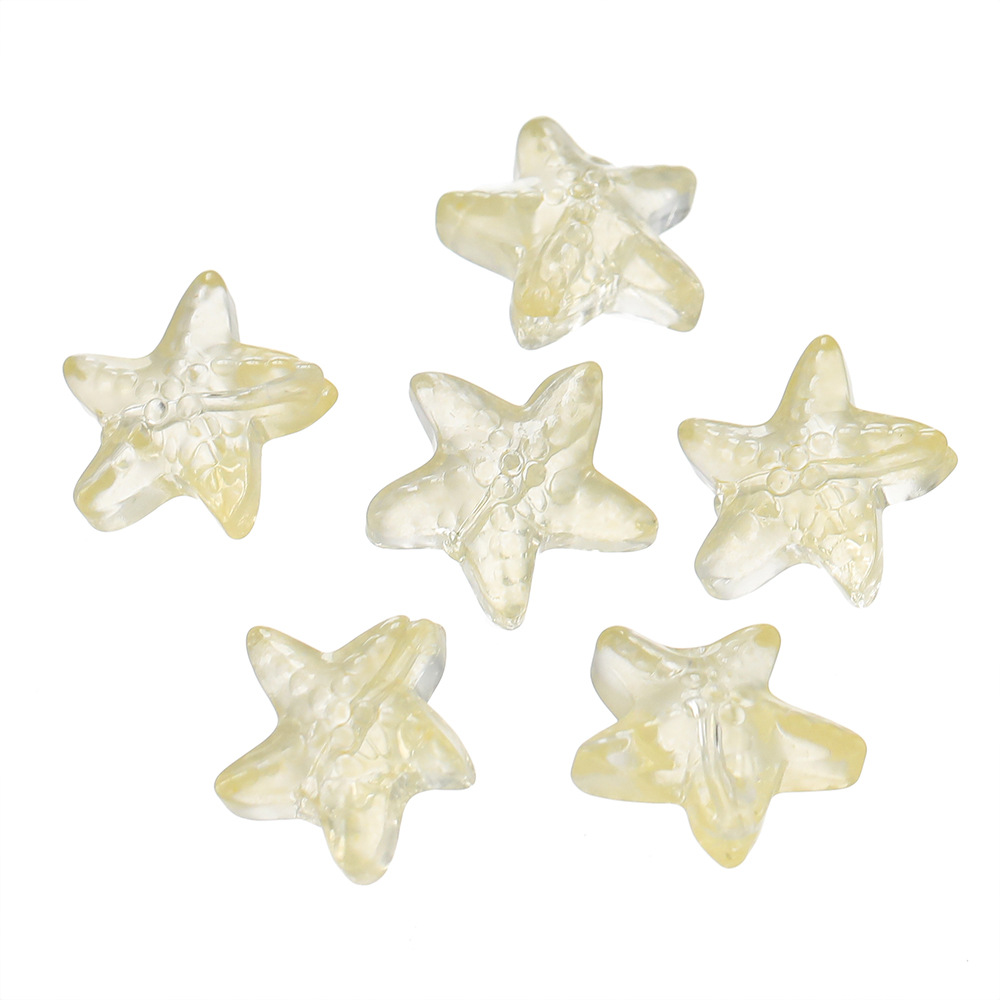 New product: approximately 15mm glass starfish beads, scattered glass bead holes, 1mm handcrafted diy bracelet, necklace and accessory pic 18
