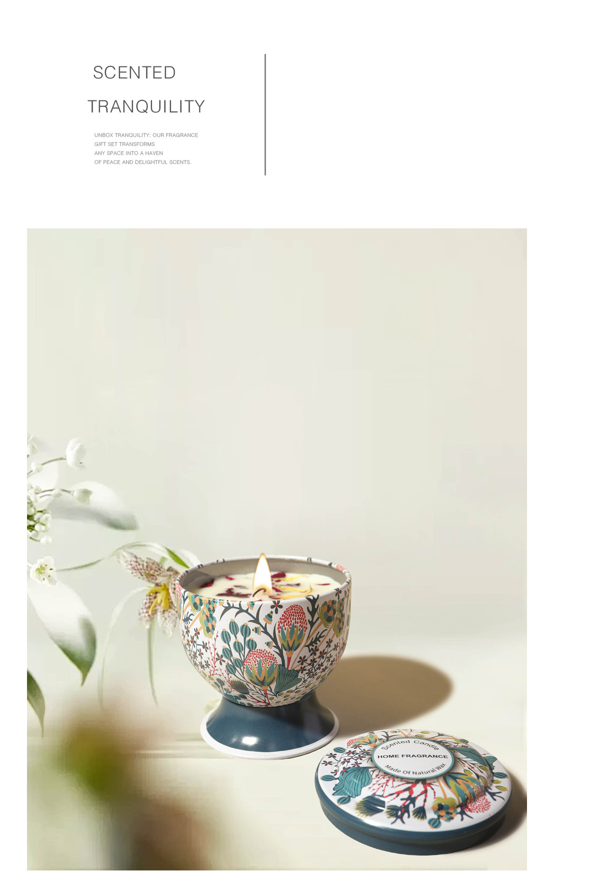 跨境高脚杯干花香薰蜡烛结婚伴手礼生日礼物花氛芳熏香蜡烛批发详情15