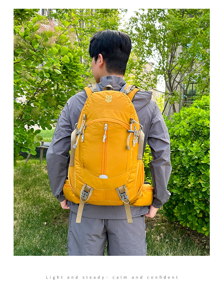 跨境户外徒步登山包悬浮背板可拆卸30L防水运动双肩包大容量背包详情22