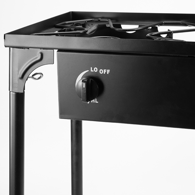 ATLAS Outdoor portable double-head gas stove, picnic stove, high-power folding camping cookware, Amazon stock, double-head pic 4
