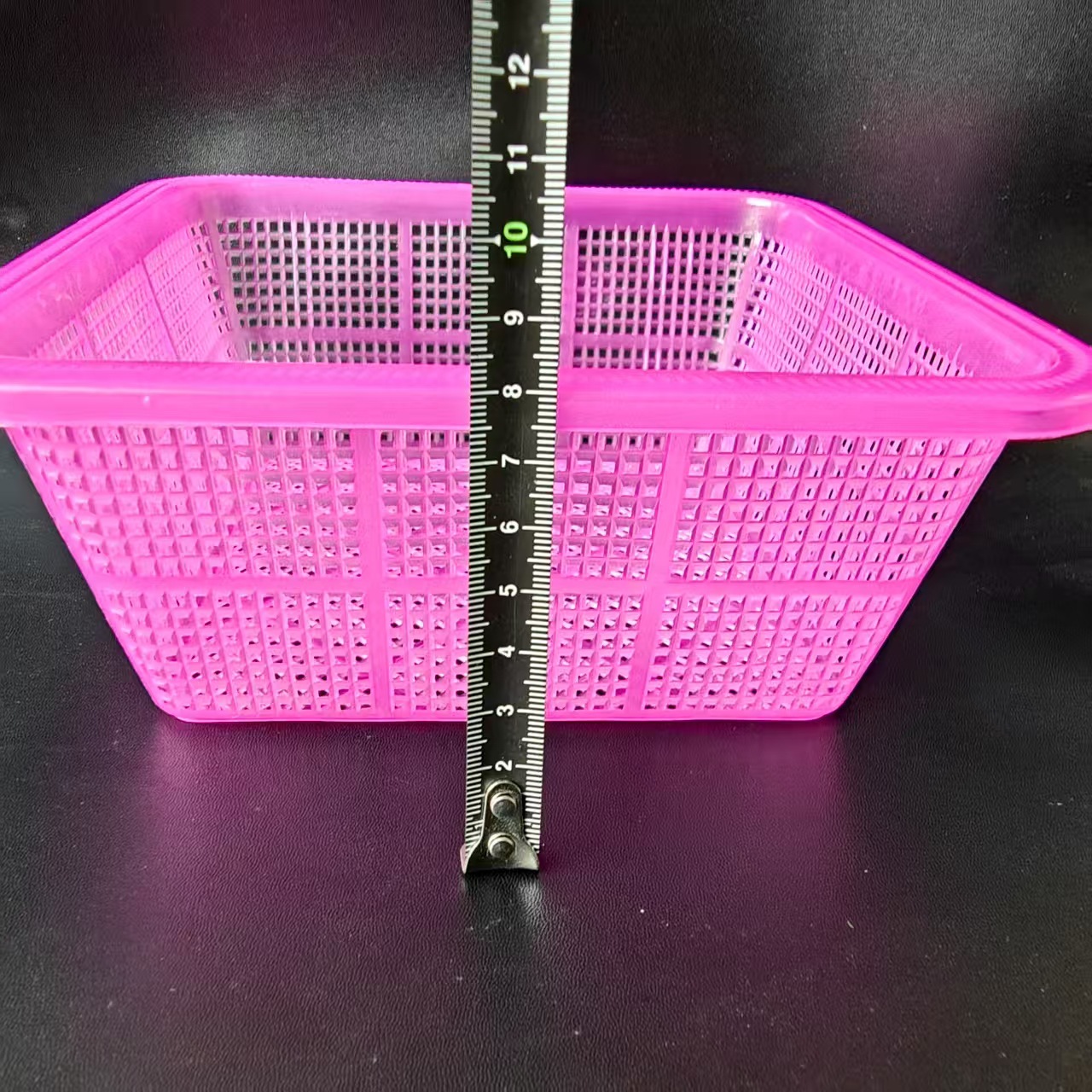 【 Zone 2-2 】 Square rice basket 400 yuan per piece, square rice basket, household retail storage, fruit basket, fruit basket, kitchen vegetable washing, colored basket, 2 yuan pic 2
