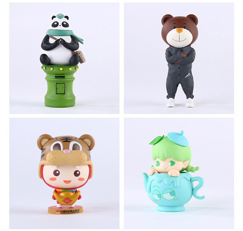 PVC公仔定制滴胶公仔盲盒手办定做树脂摆件潮玩盲盒公仔企业IP订详情13
