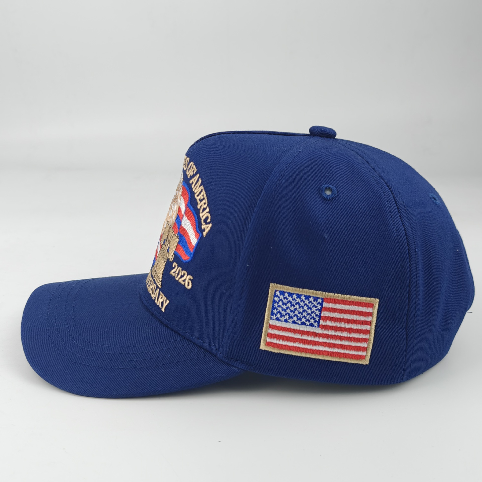 New in-stock American 250th anniversary commemorative baseball cap, three-dimensional embroidered commemorative cap, cross-border headband baseball cap pic 18