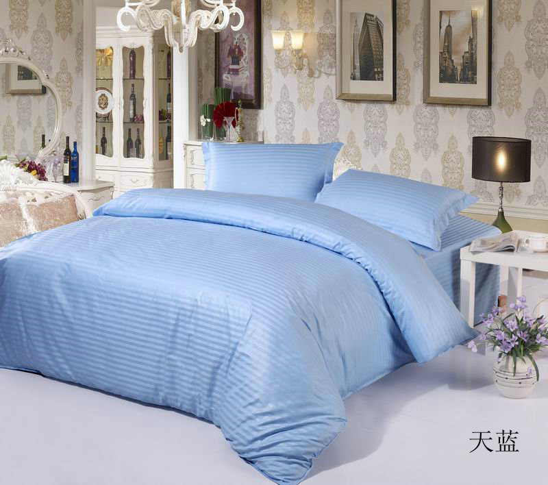 Pure cotton brocade bedding set, all-cotton pure white brocade strips, hospital bedding, four seasons style, light luxury pic 14