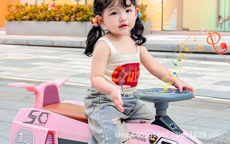 免安装儿童电动扭扭车可坐大人滑行车1-3-6岁轻便男女宝宝溜溜车详情25