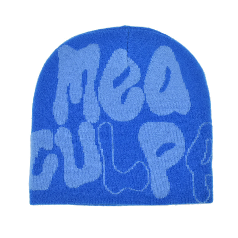 Amazon cross-border bestsellers: knitted hats for men and women, jacquard hats, popular hats from Europe and America, hip-hop hats, letter hats, AliExpress from Europe and America pic 33
