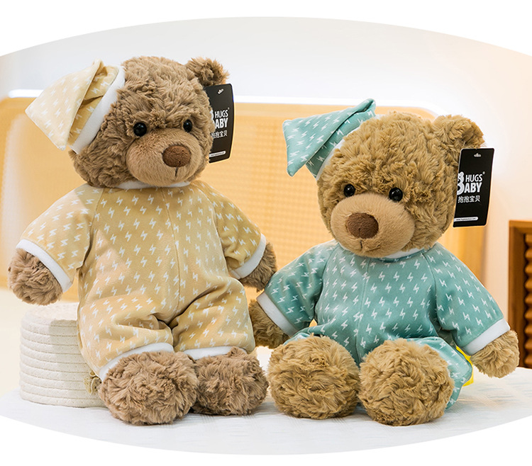 新款睡衣佩吉小熊毛绒玩具送朋友生日礼物卧室飘窗摆件兑换大娃娃详情11