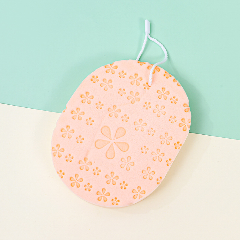 工厂定制加厚18T洗脸扑洗颜棉颜色随机洁面扑卸妆清洁亲肤PVA海绵详情6