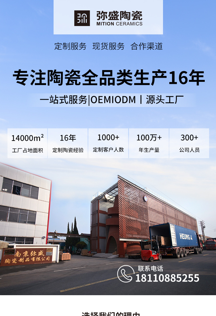 美式釉下彩陶瓷盘子高级感日式简约家用菜盘水果盘西餐盘出口餐具详情1