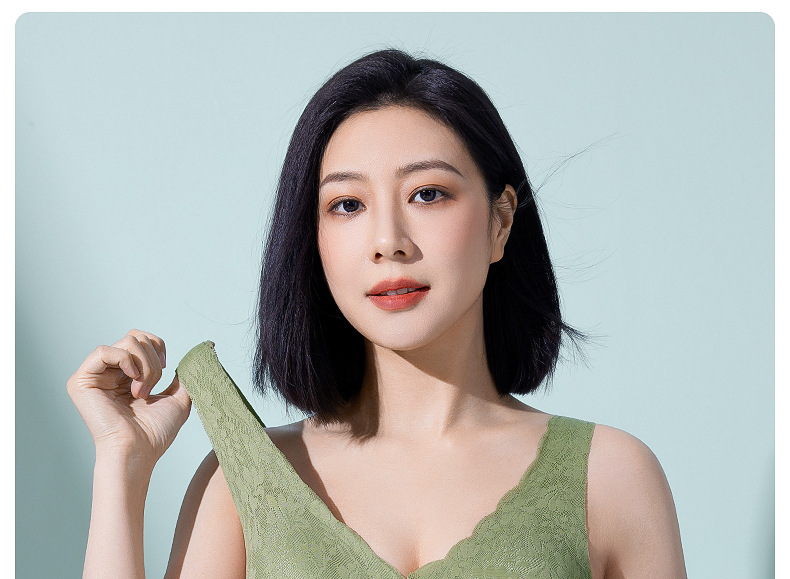 妈妈内衣女前扣文胸无钢圈背心式胸罩中老年人妇女无痕大码夏薄款详情46