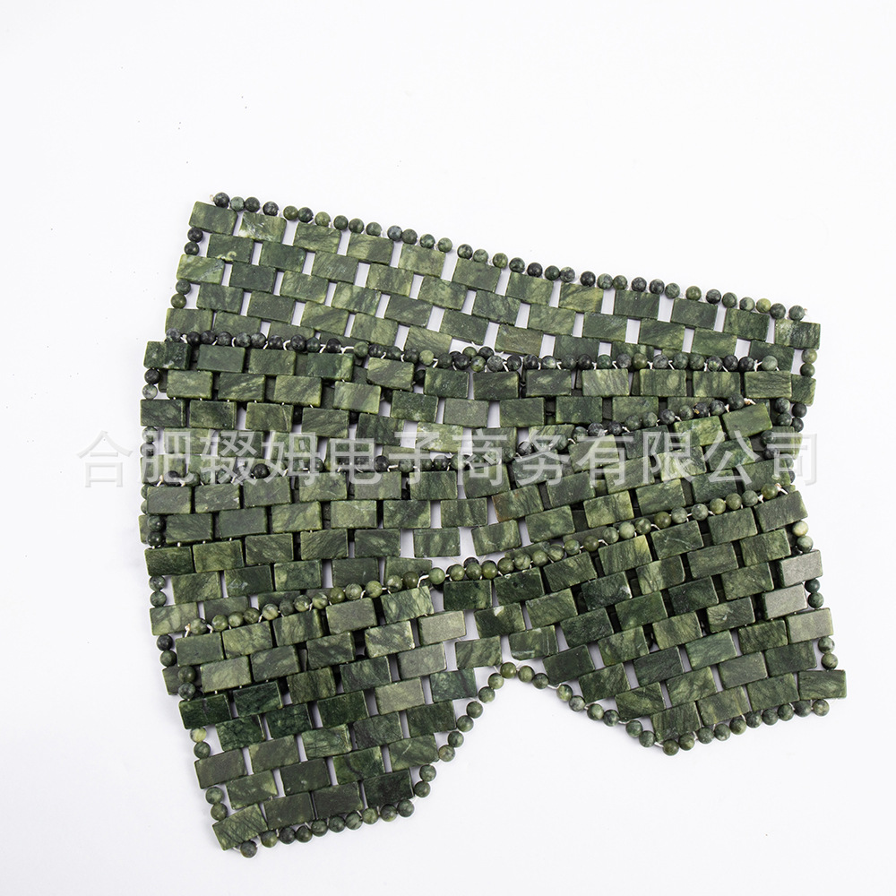 时尚天然玉石眼帘面部眼部养护玉石眼罩按摩器皮肤护理保健美容帘理疗经络冷热敷舒缓工具详情12