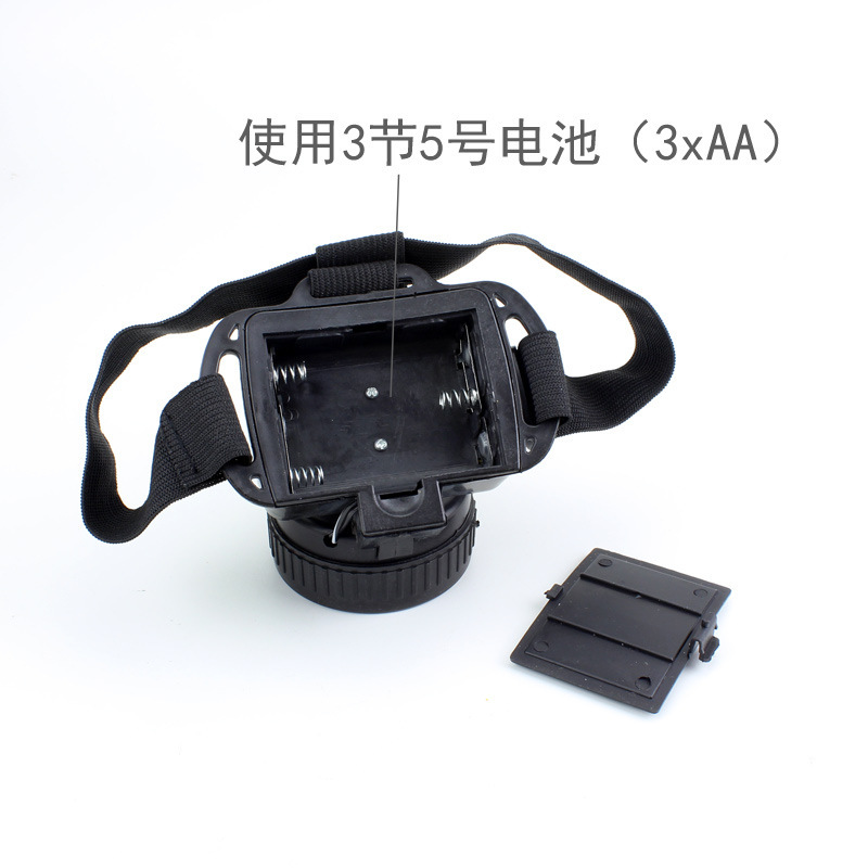 Factory direct sales of high-intensity LED outdoor fishing headlamps 7led camping lamps use AA batteries (non-rechargeable head-mounted type) pic 2