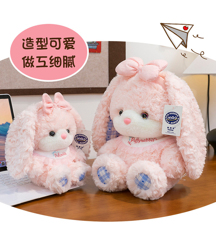 New cute and adorable rabbit doll, a trendy plush toy with a sweet and heartwarming birthday gift pic 7