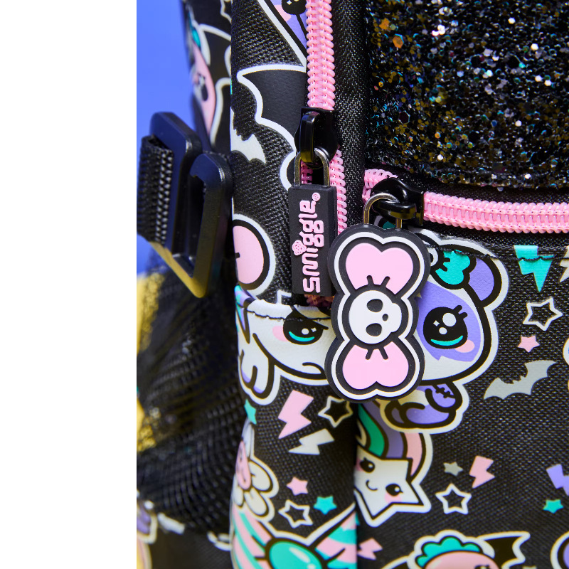 Australia nuevo Smiggle mochila de escuela primaria y secundaria gran capacidad mochila de dibujos animados para niños doble bolsa de pluma pic 14