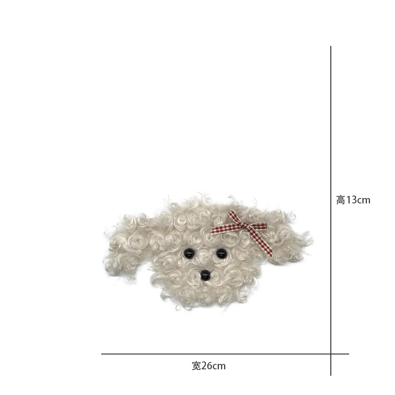 批发卷毛狗狗布贴毛绒布贴衣服修补破洞补丁贴diy装饰辅料绣花贴详情7