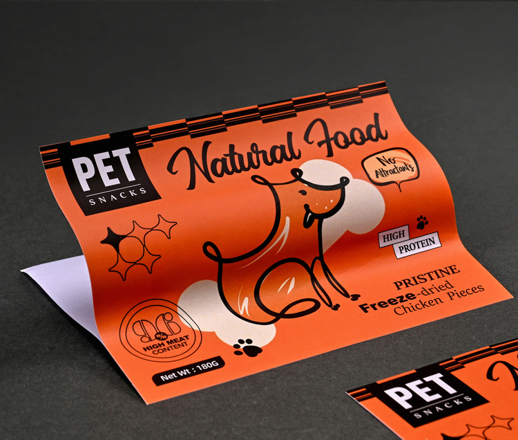 Customized self-adhesive labels, logo stickers, small-batch food QR code packaging, InS-style printing and printing pic 25