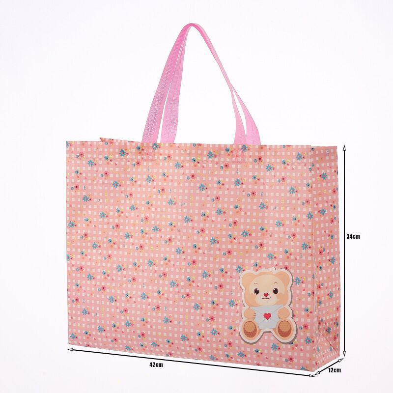 现货时尚购物服装手提袋 无纺布袋覆膜防水商用折叠礼品袋子详情8