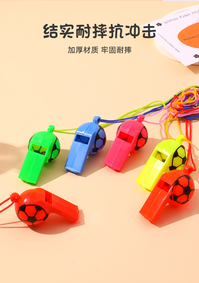 Football whistle, plastic horn, concert and sports meeting cheering horn, whistle, referee whistle, sports goods pic 6
