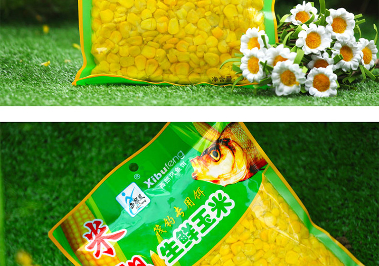 Western Wind Fish Bait, Miqiao Fresh Corn, fresh corn bags, raft fishing, upward-billed crucian carp, carp, grass bream, Old Jar sweet and Glutinous corn pic 10