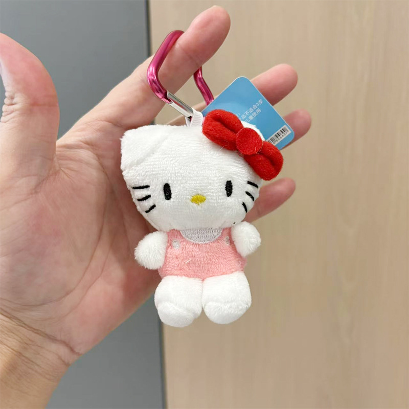 新款爱心扣凯蒂猫挂件可爱卡通钥匙扣玩偶公仔挂饰包包挂件小饰品详情8