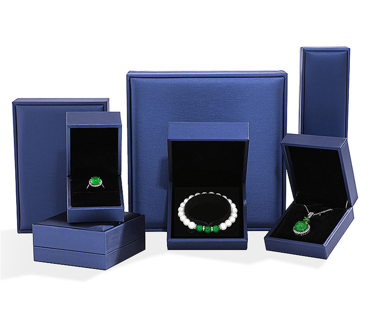 拉丝PU首饰盒戒指吊坠项链手镯盒首饰收纳盒饰品盒礼品盒高级感详情12