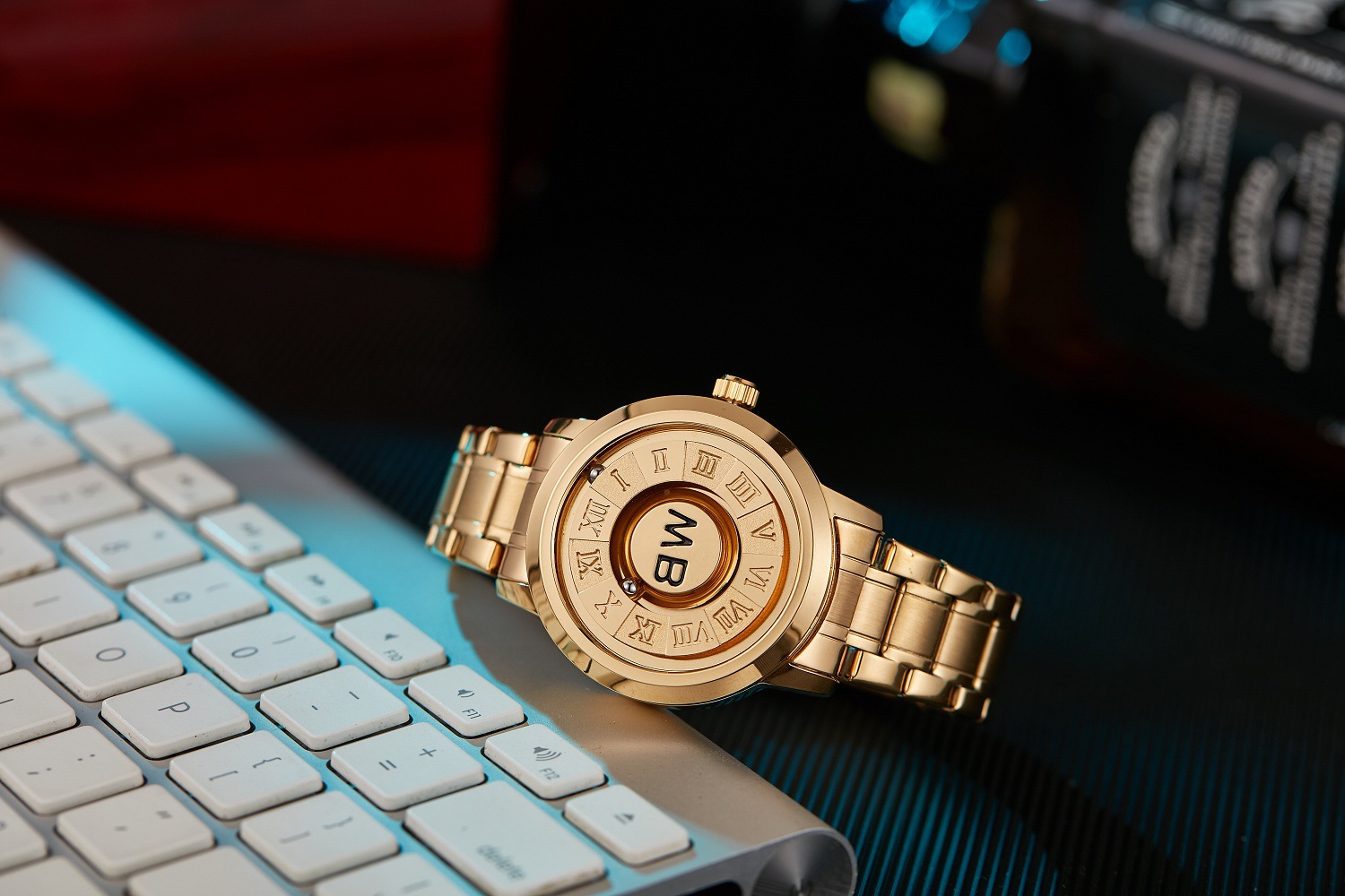 石英表男表炫酷个性男士概念手表男黑科技磁力悬浮博士通BESTWIN详情15