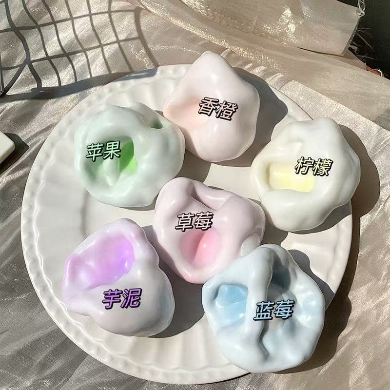 超软超薄冰皮大福糯米糍捏捏乐手作球减压解压玩具慢回弹新奇特玩具详情1