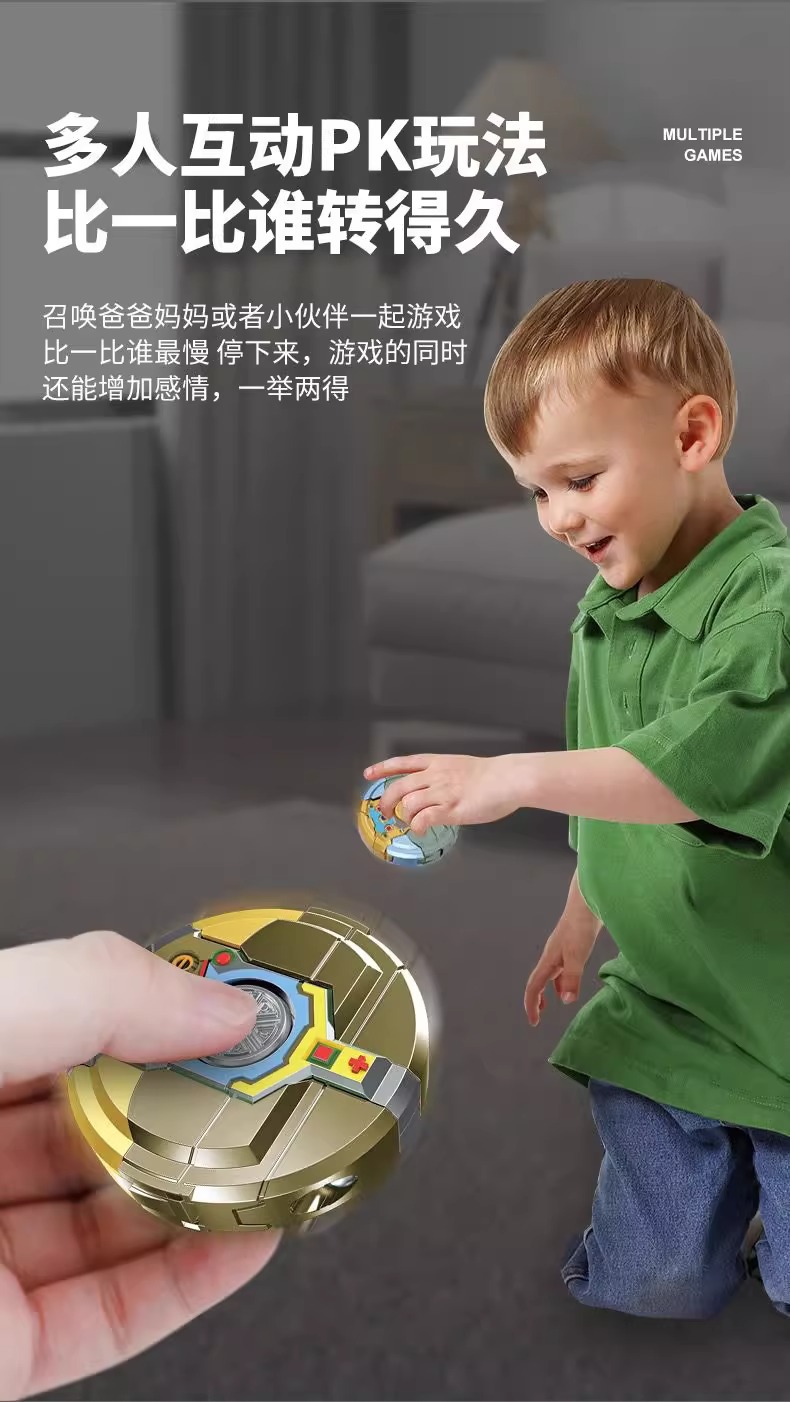 机械变形战车陀螺儿童手指变型恐龙解压玩具男孩指尖旋转泄压成人详情10