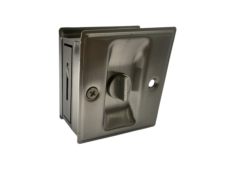 Stainless steel American-style sliding door lock, concealed sliding door lock, integrated sliding lock, balcony, kitchen and bathroom sliding hook lock pic 9