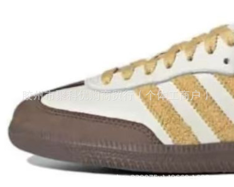 莆田德训鞋女鞋莆田高版本samba纯原百搭校园银色增高厚底红色小详情38