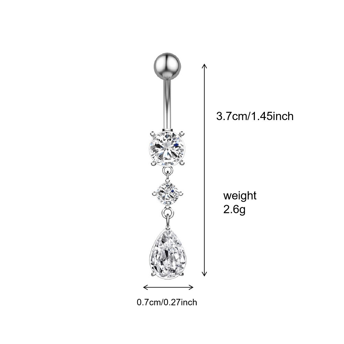 人体穿刺饰品肚脐钉跨境热卖肚脐环欧美经典肚脐扣批发厂家脐钉详情23