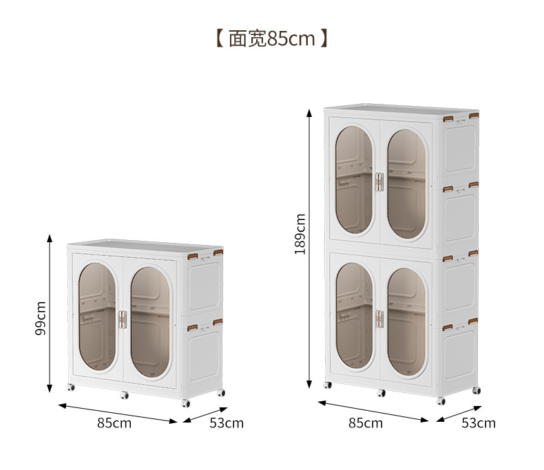 Combination wardrobe, large-sized adult wardrobe, multi-functional folding cabinet without installation, clothes and quilts organization and storage cabinet pic 15