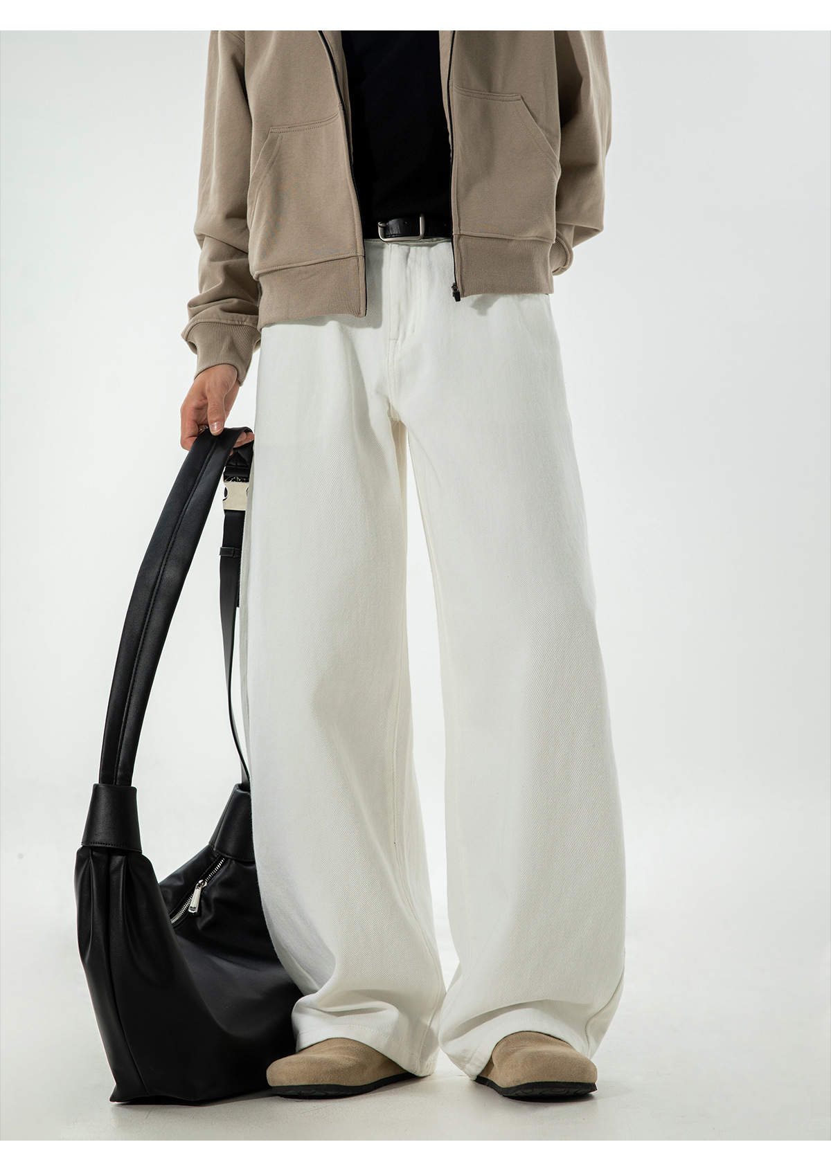 美式复古做旧水洗廓形牛仔裤男秋季新款潮牌直筒裤质感宽松长裤子详情23