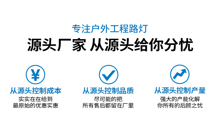 跨境太阳能灯 户外庭院灯新农村家用院子照明灯防水LED一体道路灯详情2