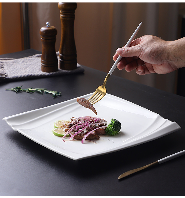 陶瓷不规则酒店创意餐具专用异形凉菜盘商用中式汤盘沙拉碗水果碗详情10