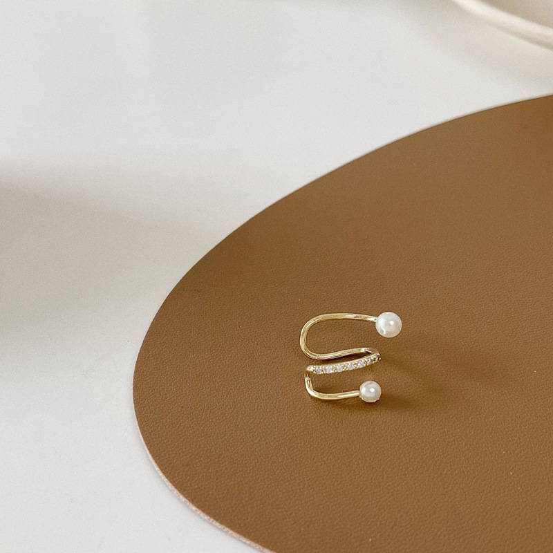 韩国小众设计感冷淡风耳夹无耳洞耳骨夹时尚气质简约波浪耳环耳饰详情21