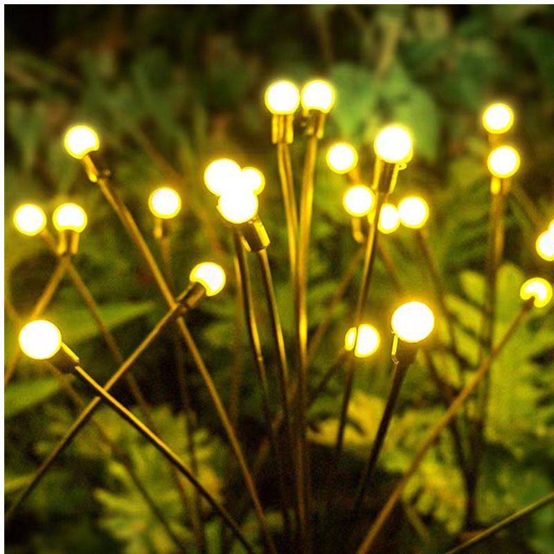 New Year decorative lawn lights, firefly outdoor lights, villa atmosphere, internet-famous New Year welcoming lights, solar decorative lights pic 6