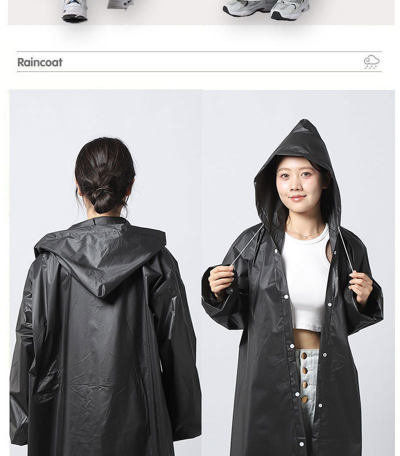 厚款EVA电动车雨衣儿童雨披批发全身加厚加長雨衣防暴雨成人旅行详情21