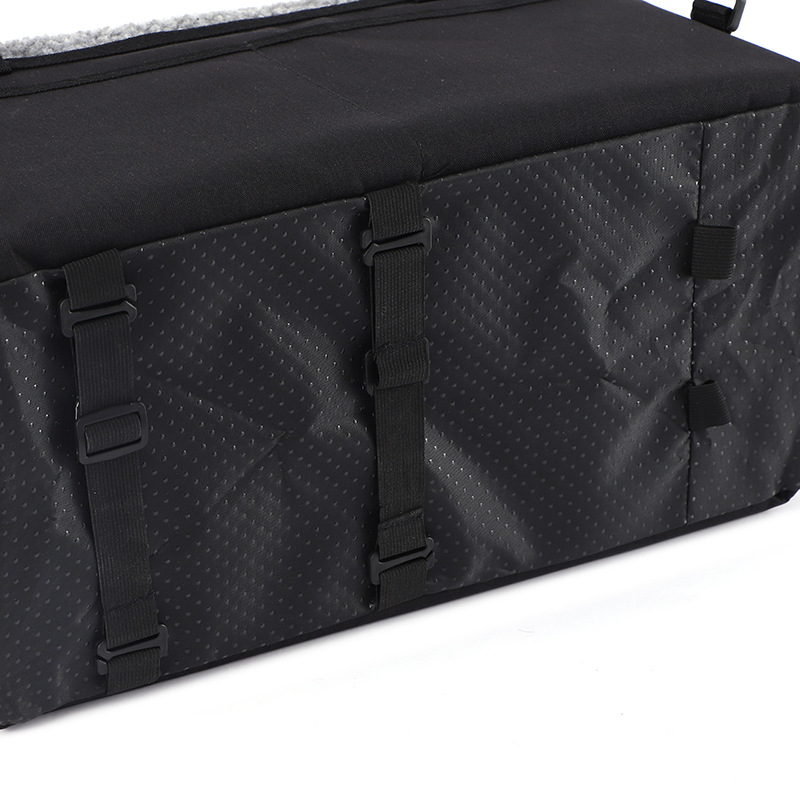 Rongka Pet Cross-border Car Center console front car Bag, simple solid color lambskin pet bag, safe and portable for going out, cat and dog bed pic 7