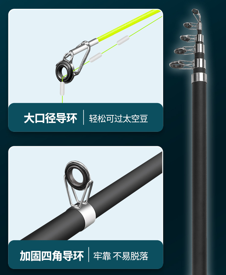 The Barbarian Era long-range fishing rod set combination fishing rod includes long-range fishing rods, single sea rods, swing rods and throw rods for sea fishing pic 17